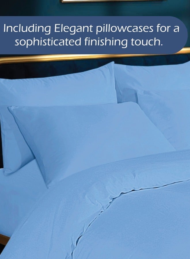 Siesta Zen Microfiber Duvet Cover Set (1 Cover + 2 Pillowcases) – Ultra Soft, Wrinkle-Resistant, Breathable & Lightweight –  Button Closure – Machine Washable Bedding Set - Image 5